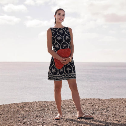 Floral Embroidery Dress