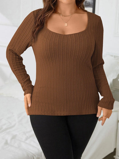 Waffle Long Sleeved Top