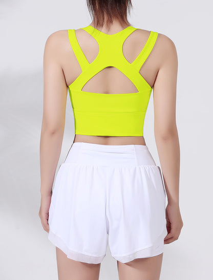 Front Zipper Sports Bra