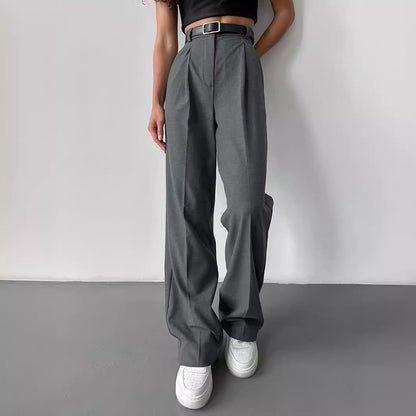 Casual Office Loose Straight Pants