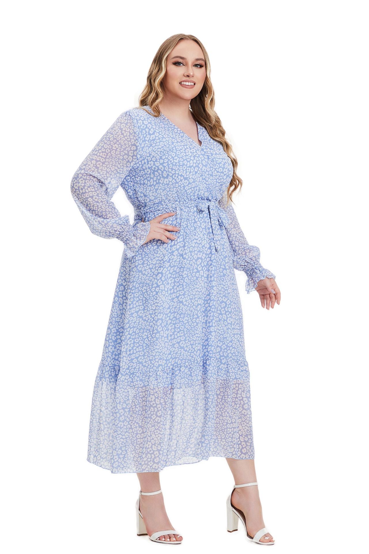 Long Sleeve Floral Dress