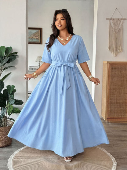 Cornflower Blue Maxi Dress