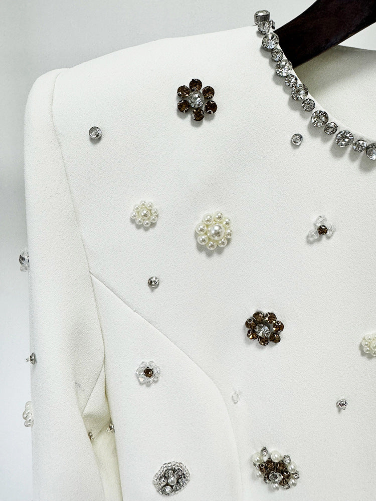 Anna Bead Embedded Slim Maxi Dress