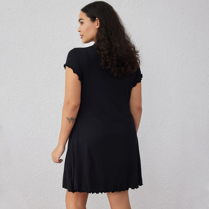 Black MOD Swing Dress