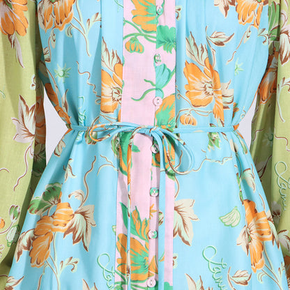 Mini Bohemian Print Dress