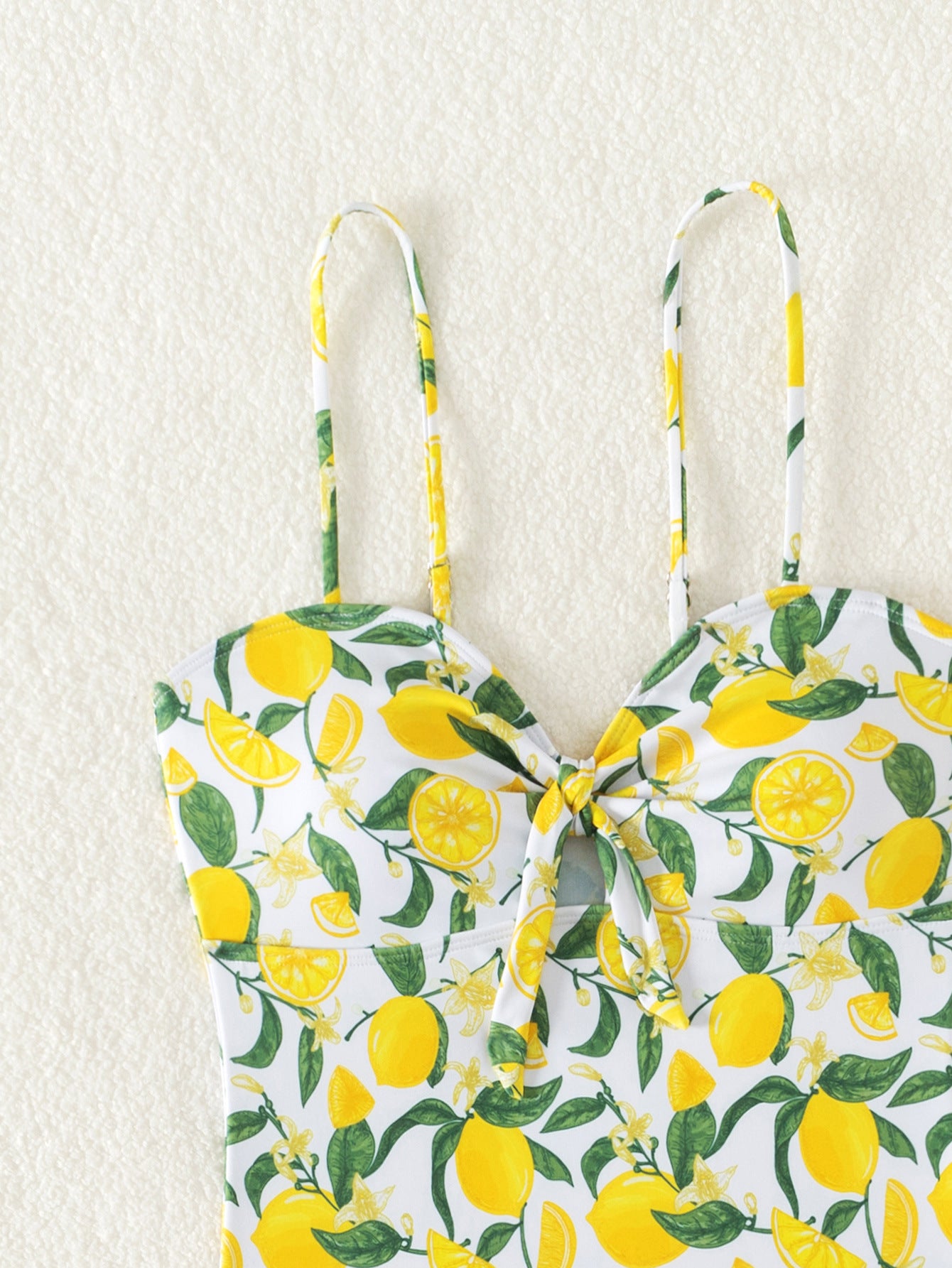 Lemon print One piece Swimsuit