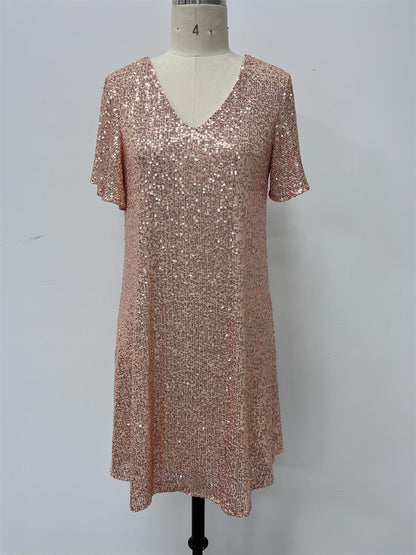 Curvy Full Lining Party Short Dress