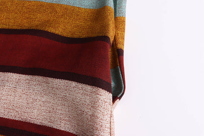 Colour Block Striped Dress