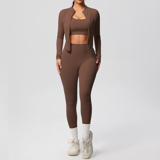 Double Sided Brushed Tight Three Piece Set