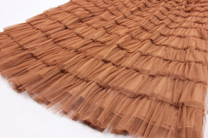 Tulle Ruffle Skirt