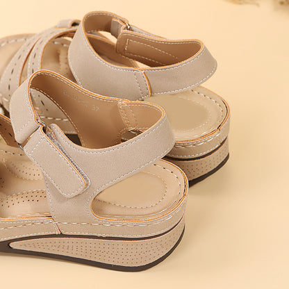 Velcro Wedge Sandals