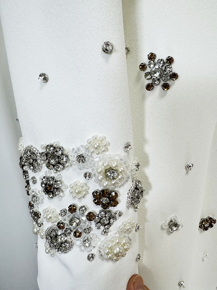 Anna Bead Embedded Slim Maxi Dress