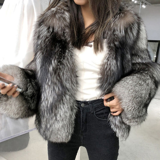 Short Faux Fur Coat