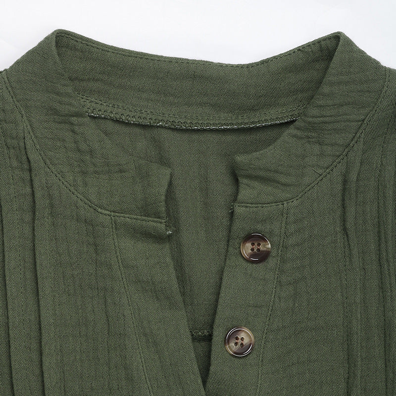 Olive Pullover Top