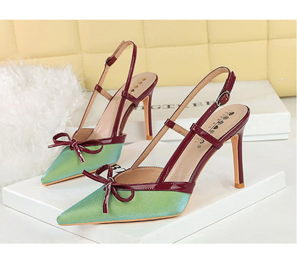 Bow Stiletto High Heels
