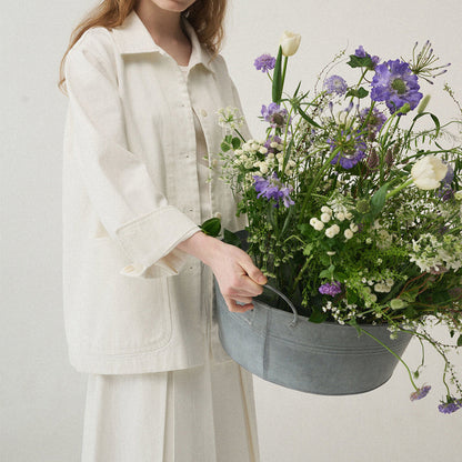 Twill Cotton Long Sleeve Shirt