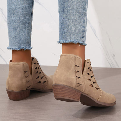 Sal's Cutout Ankle Boots