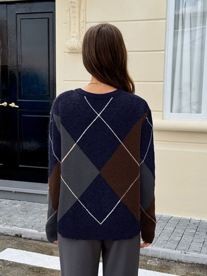 Argyle Woolen Sweater