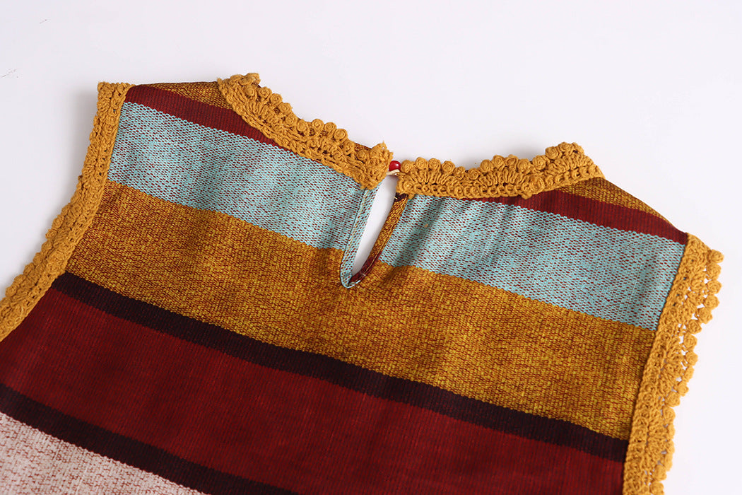 Colour Block Striped Dress