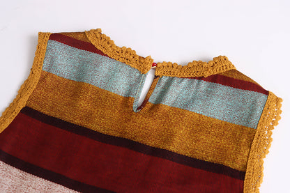 Colour Block Striped Dress