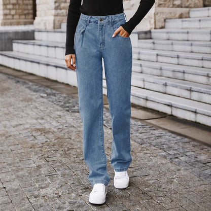 Straight High Waist Jeans