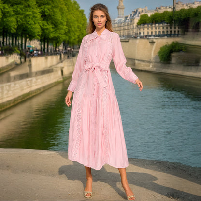 French Elegance Ruffled Dress