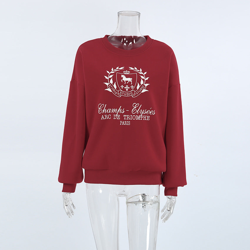 Soft French Burgundy Sweatshirt