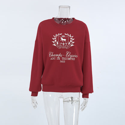 Soft French Burgundy Sweatshirt