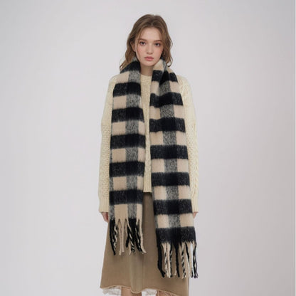 Checkerboard Plaid Scarf