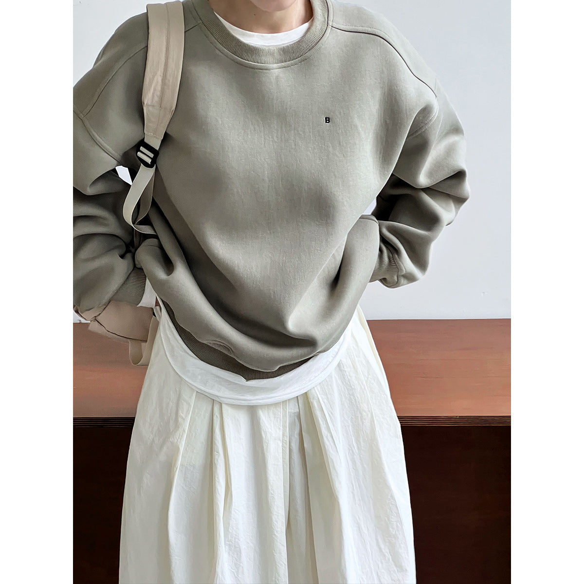 Blenheim Lazy Cotton Pullover Sweatshirt