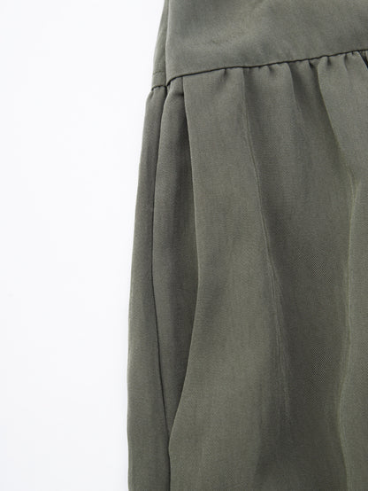 Cotton Maxi Skirt w/ Pockets