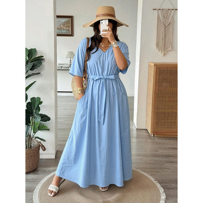 Cornflower Blue Maxi Dress