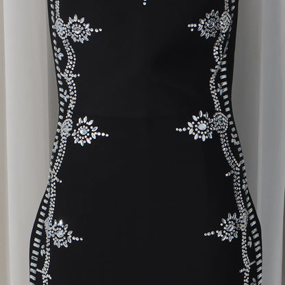 Black Geometric Pattern Dress