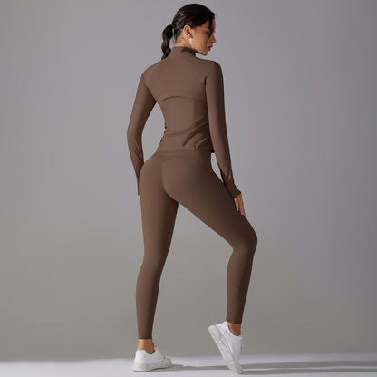 Long Sleeve Zipper Jacket & Pants Set