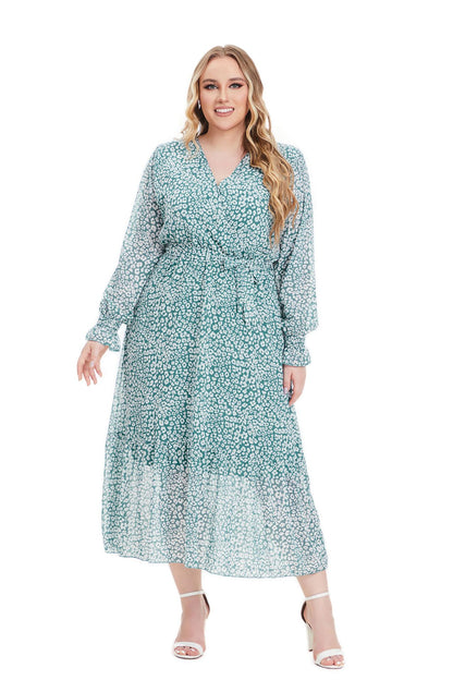 Long Sleeve Floral Dress