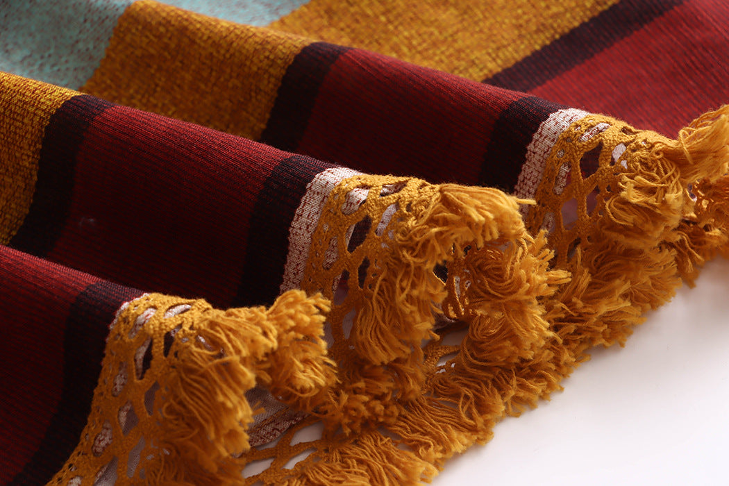 Colour Block Striped Dress