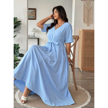 Cornflower Blue Maxi Dress