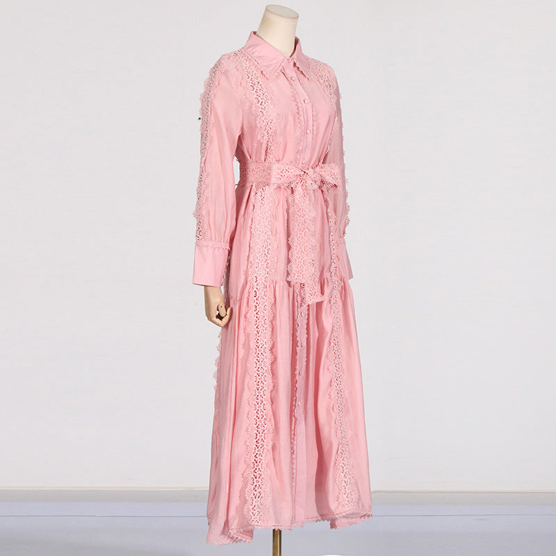 French Elegance Ruffled Dress