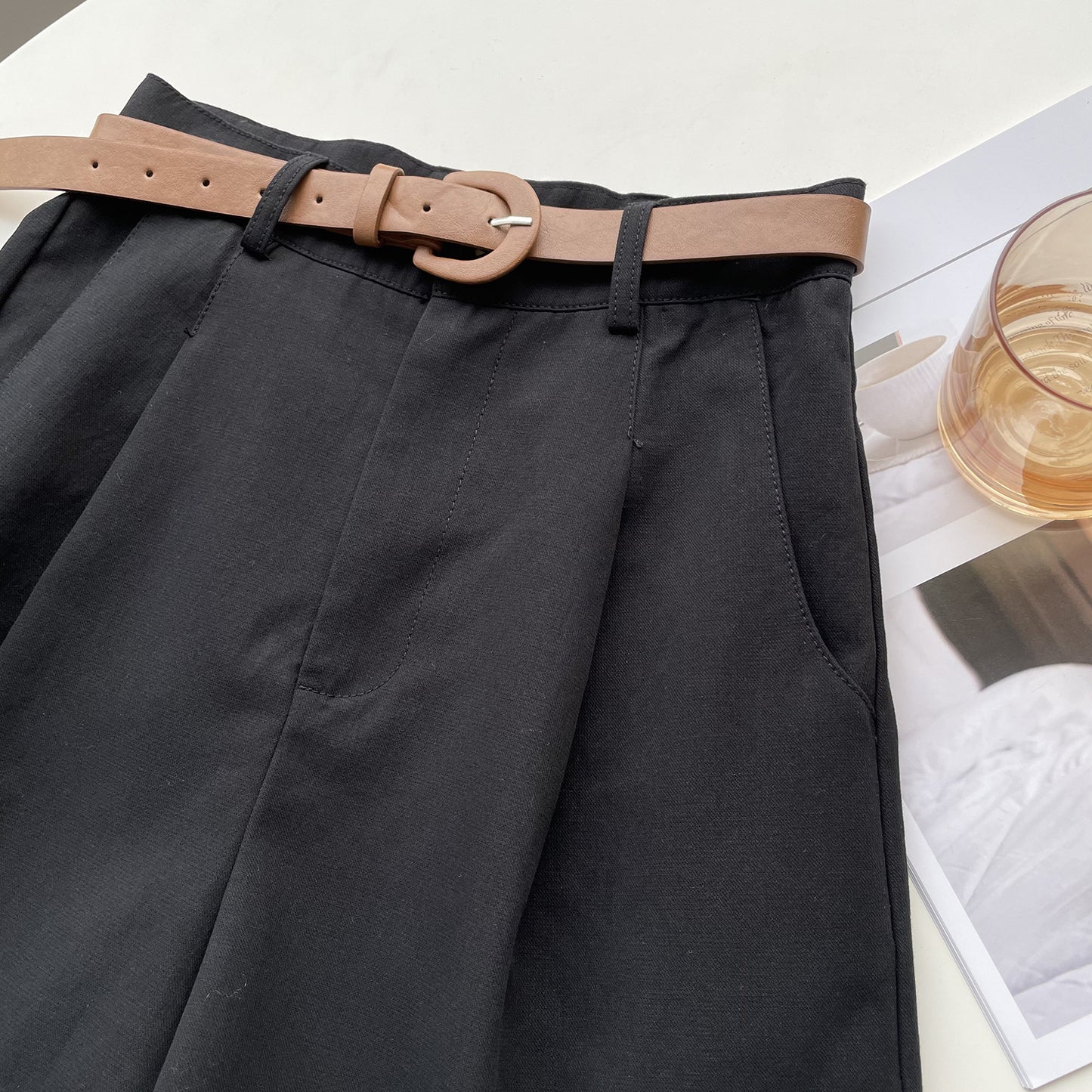 High Waist Slimming Loose Shorts