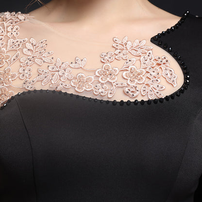 Diamond Fishtail Evening Dress