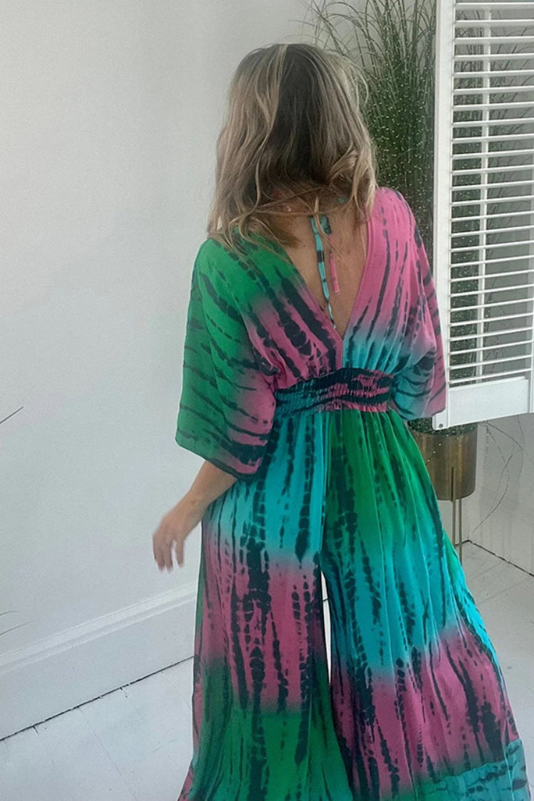 Multi coloured Jumpsuit with Pockets