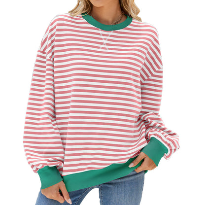 Striped Comfort Sweatershirt