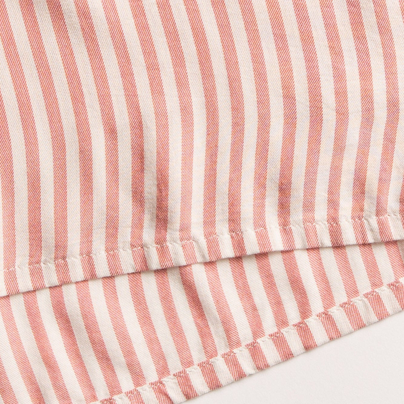 Candy Striped Pajamas Long Sleeve Shorts Set