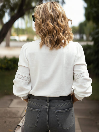 White Rachel Blouse