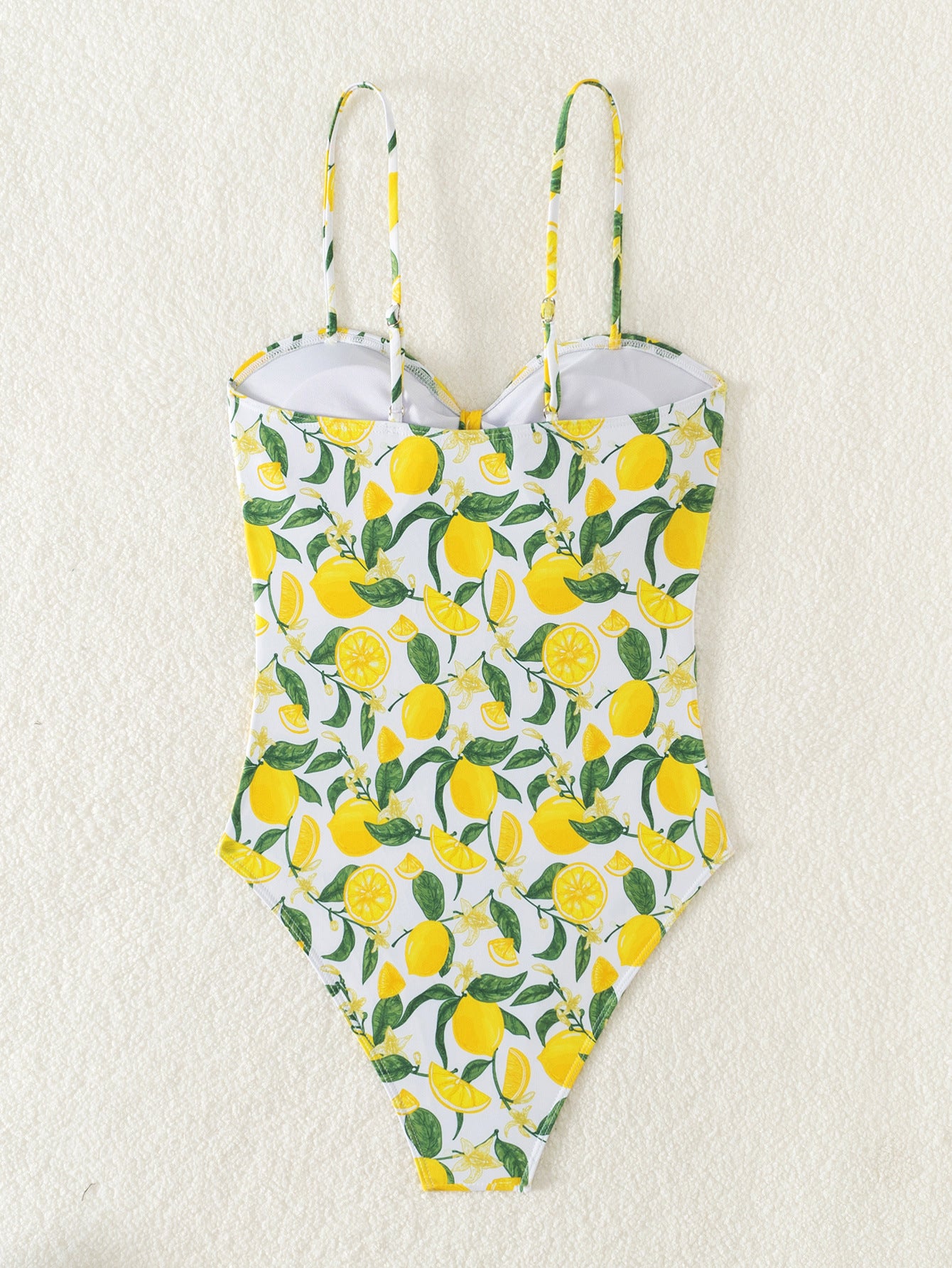 Lemon print One piece Swimsuit