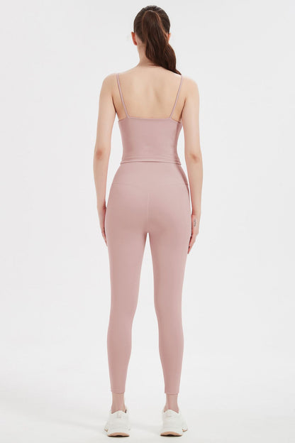 Sportswear Two Piece Set with Chest pad