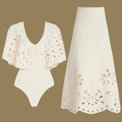 Cut out Swimsuit Two Piece Sets