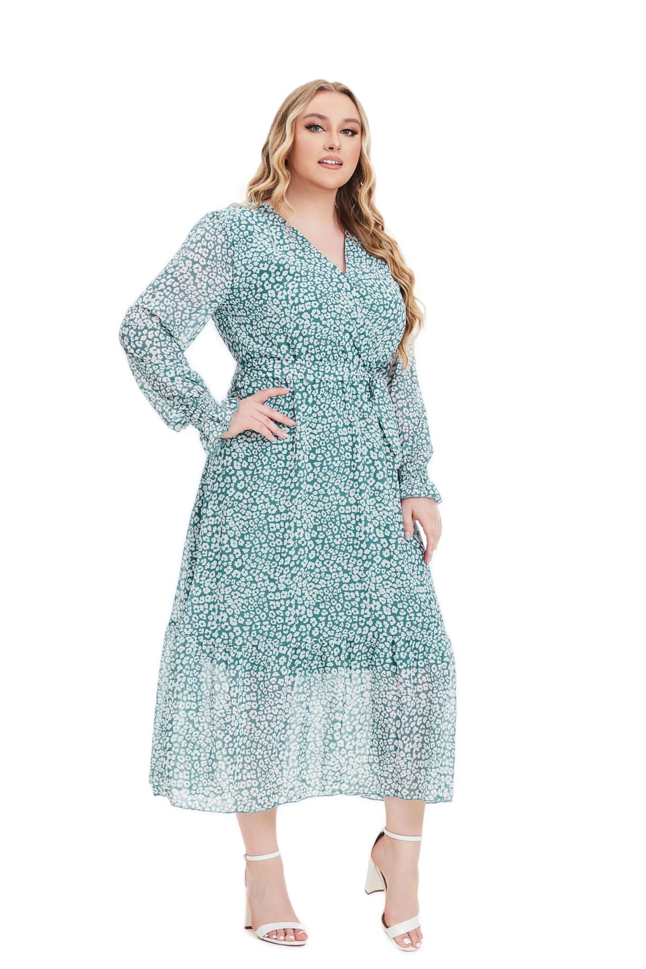 Long Sleeve Floral Dress