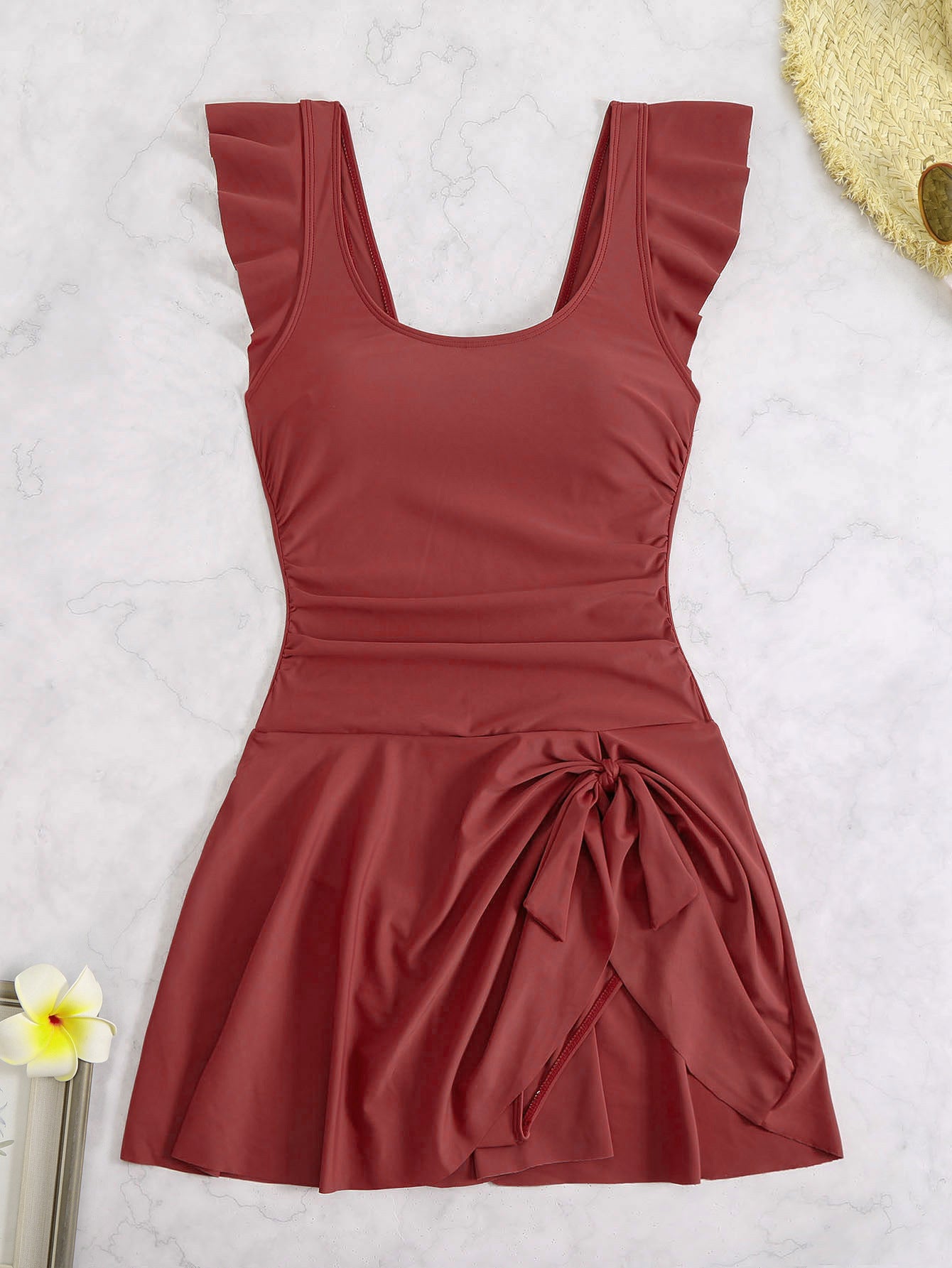 One Piece Conservative Swimsuit