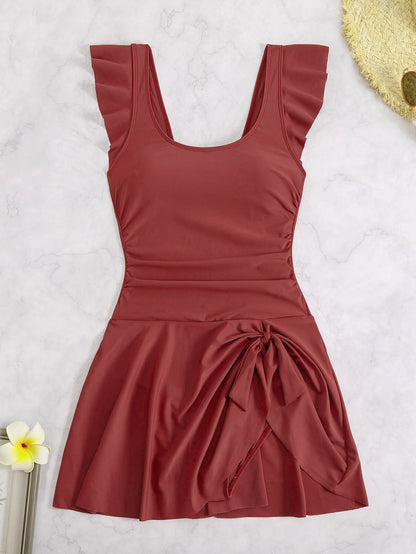 One Piece Conservative Swimsuit